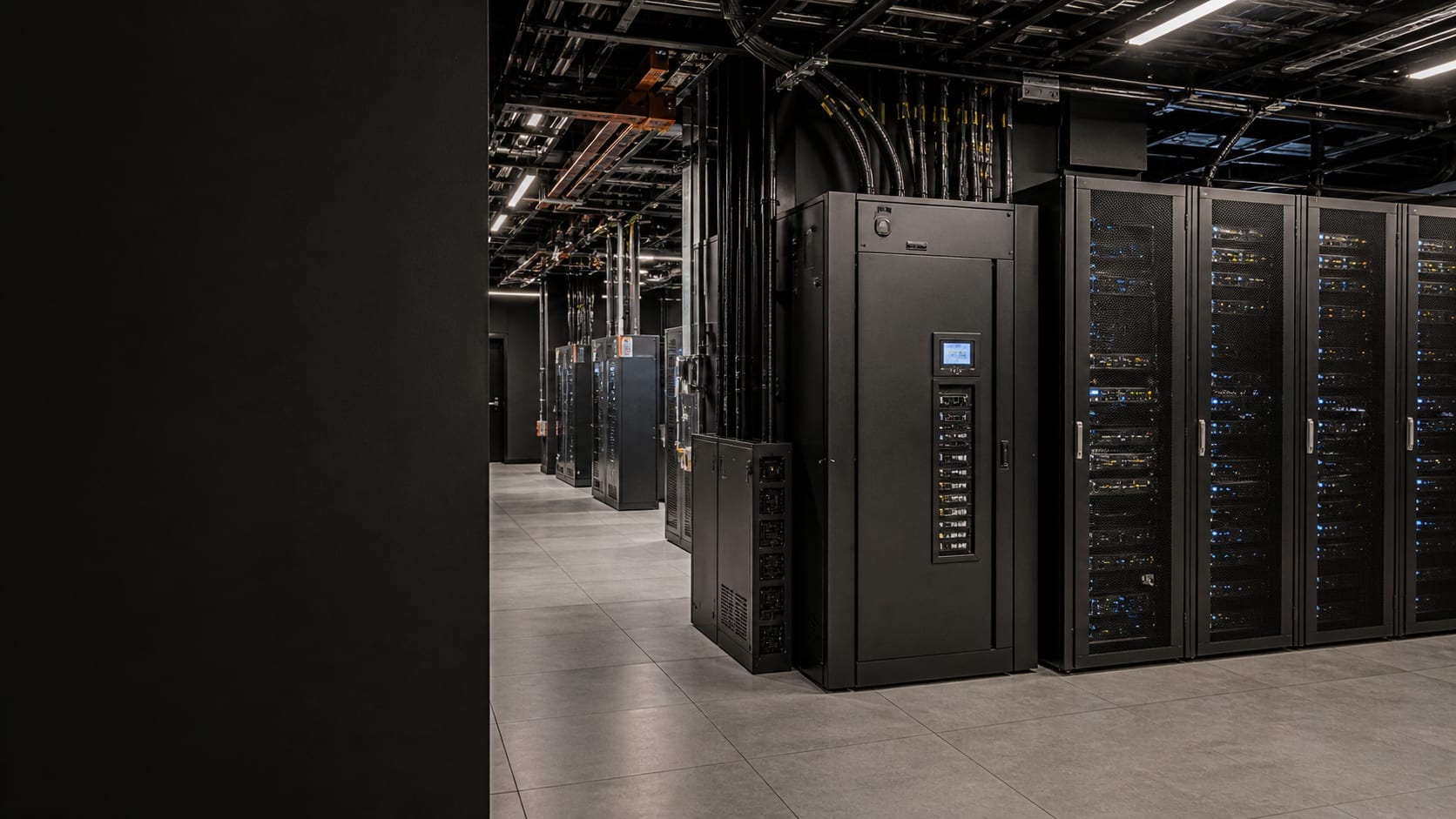 Critical power and server infrastructure in a modern data centre